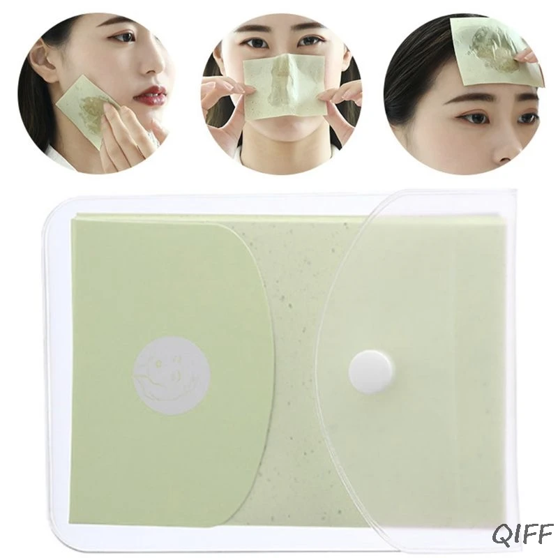 

Oil-absorbing Paper Women Men Facial Oil Control Adsorbent Summer Pores Refreshing Cleaner