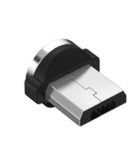 Магнитный кабель hifish 3A Micro Usb type C для быстрой зарядки телефона Usb C светодиодный светильник для XSMAX Android Phone 1M 2M - Цвет: Plug For Micro