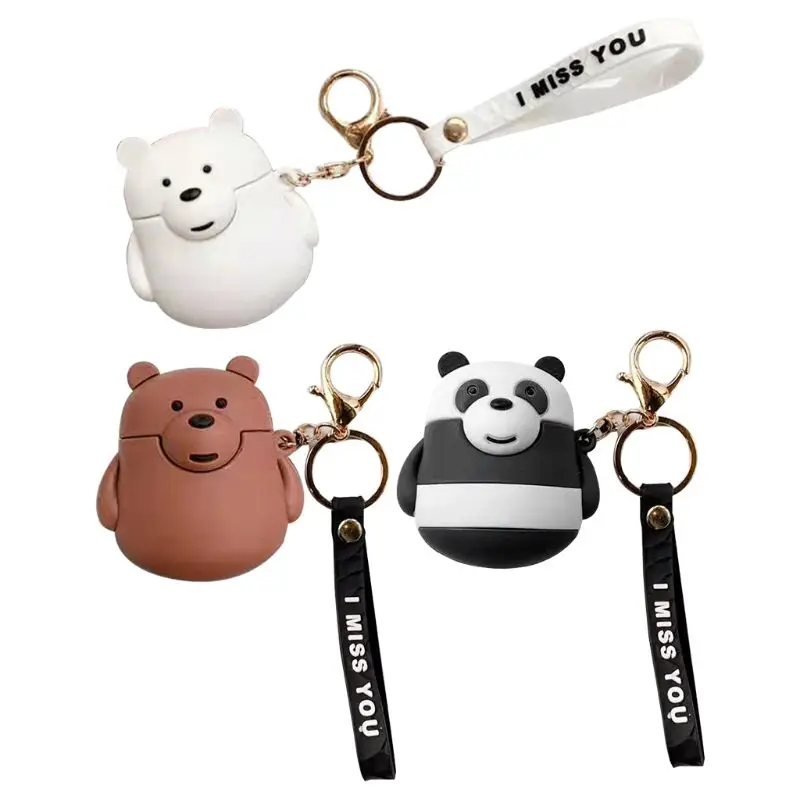 

Silicone cute cartoon lovely earphone case Cute Bear Style Protective Case Soft Silicone Cover for Airpods 1/2 Charging Box