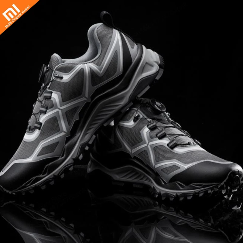 Xiaomi FREETIE knob outdoor cross-country running shoes high-elastic cushioning button laces comfor