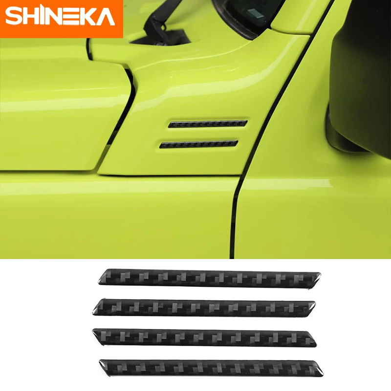 

SHINEKA Chromium Styling For Suzuki Jimny Car A-pillar Corner Decorative Cover Stickers For Suzuki Jimny 2019 2020 Car Styling