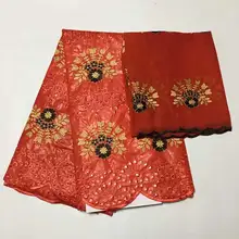 Африканский Базен ткань Африканский tissu Bazin riche getzner brode getzner с 2 ярдами для вечерние HS02