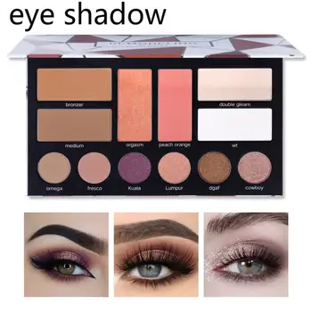 

1pcs Face 3D Blush Pearly Matte Eyeshadow Waterproof Long-lasting Repair High Gloss Concealer Makeup Palette