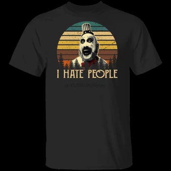 

I Hate People Vintage Captain Spaulding Black Mens T Shirt