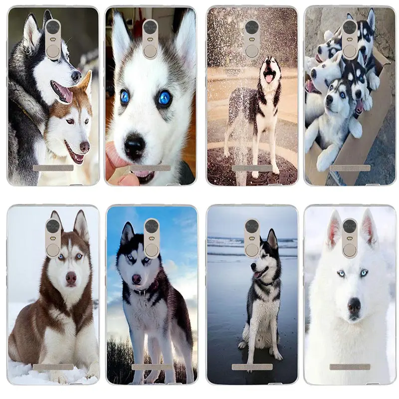 Silicone Soft Phone Cases for Xiaomi Mi Redmi Note 3S 4 4X 4A 5 5S 5A 6 8 A1 Pro Plus Max 3 Aladdin Siberian Husky Dog |