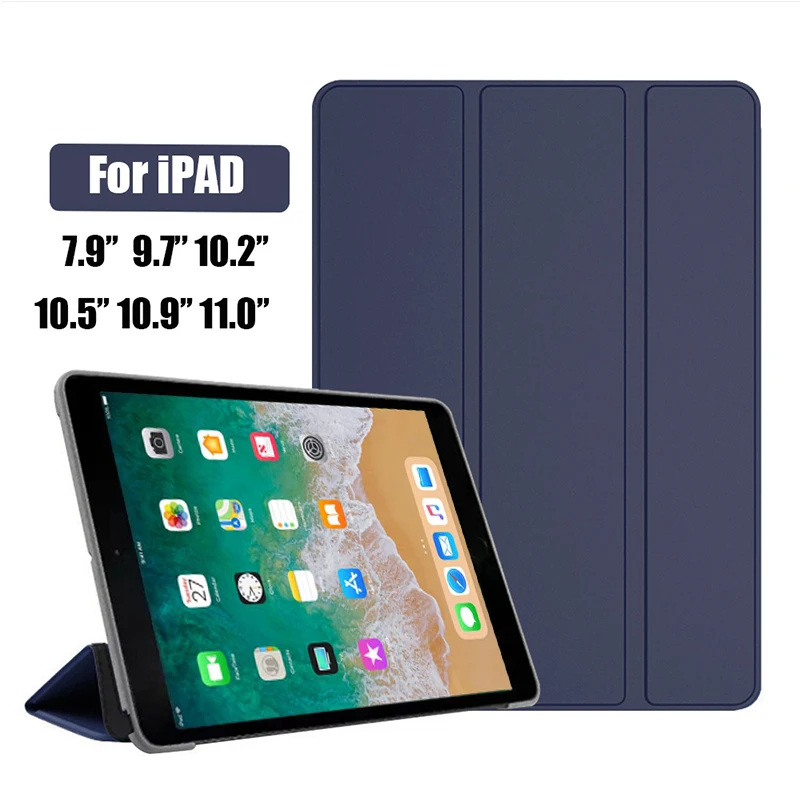 

Чехол для планшета iPad 10,2 2019 7 8 поколение Fundas PU ультратонкий чехол для iPad Pro 11 Air Mini 1 2 3 4 5 9,7 5th