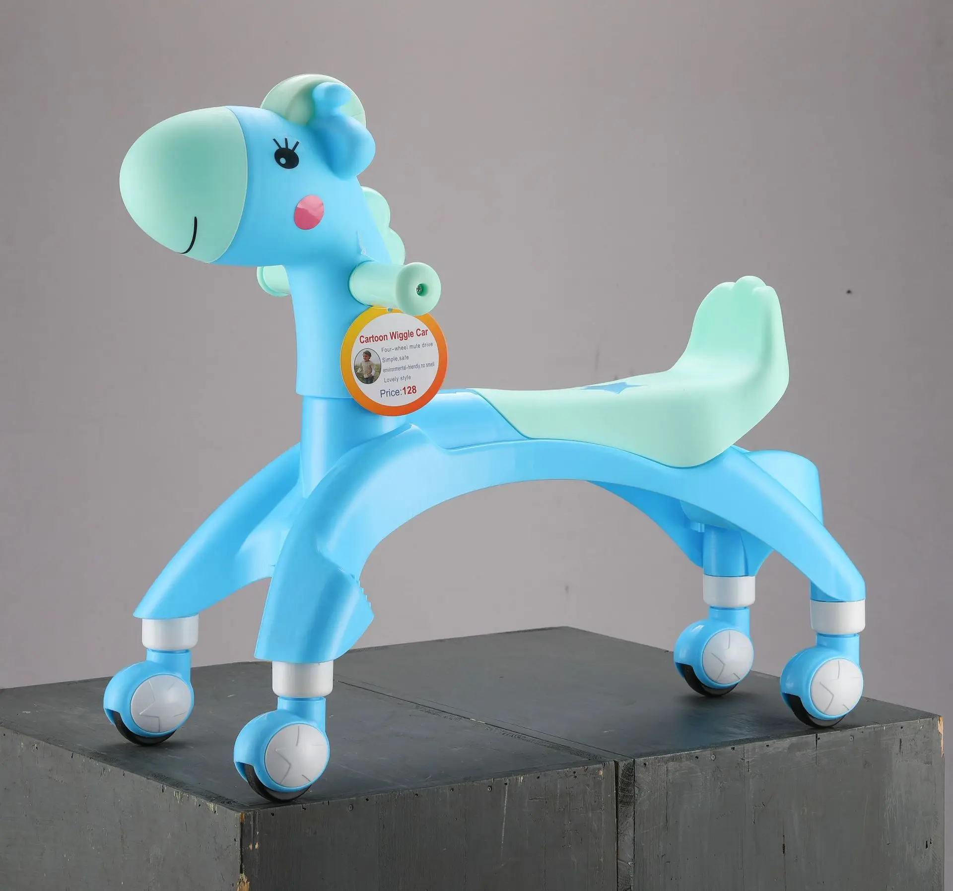 Детская игрушка скрутер детский ролик лошадь скручивающаяся машина, ходунки Рождественский подарок