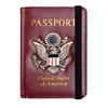 United States Of America USA RFID Men’s Wallet Passport Cover Case Holder Case Blocking Leather Travel Wallets Travel Accessorie 3