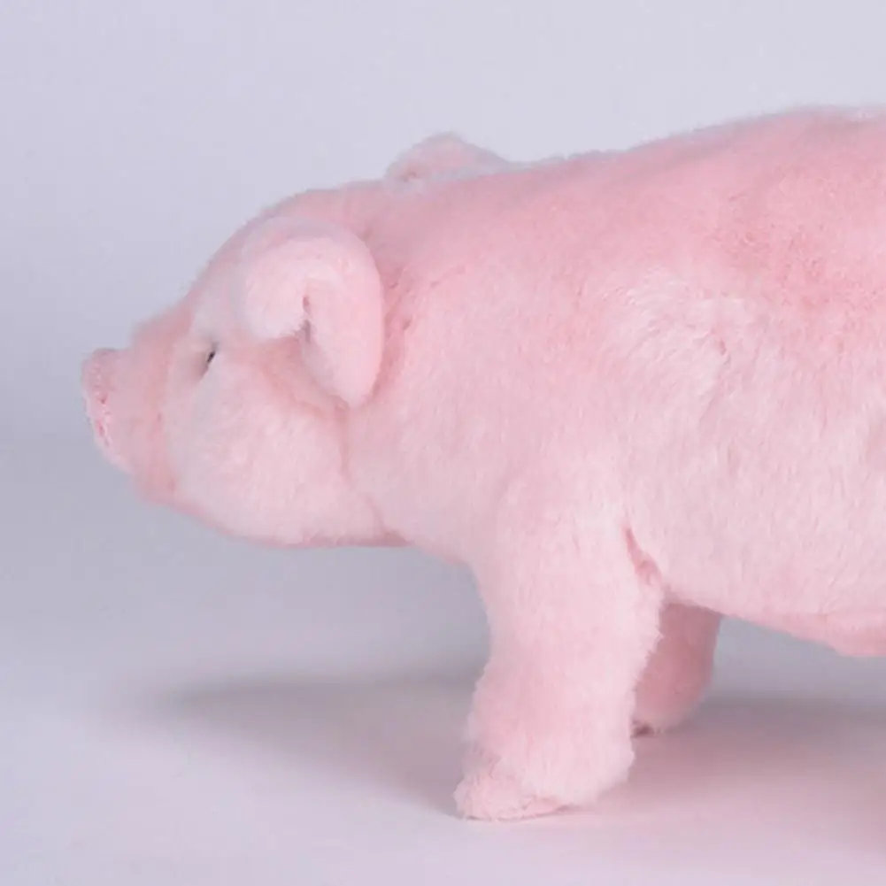 

Плюшевая кукла с деталями, гибкая имитация маленькой свиньи, мягкая кукла для украшения дома, мягкая игрушка, кукла-животное