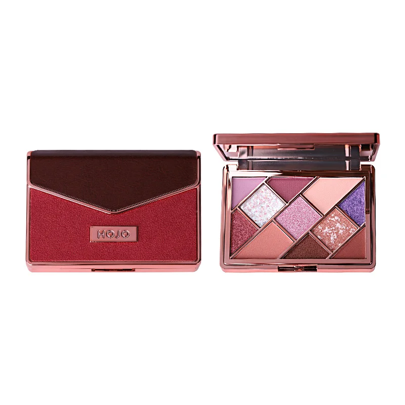 Fashion Weekly Magazine Shining Eye Shadow Textured Leather Matte Glitter Shimmer Nude Long lasting Pigment Beauty Eye Makeup