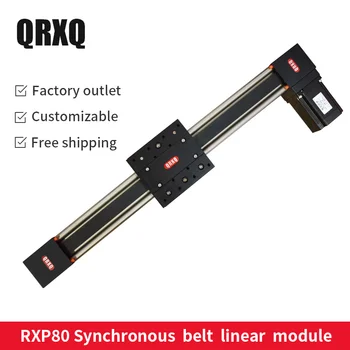 

Synchronous belt drive linear module nc sliding table shaft rodless triaxial 2 assembly guide cross free combination 400m