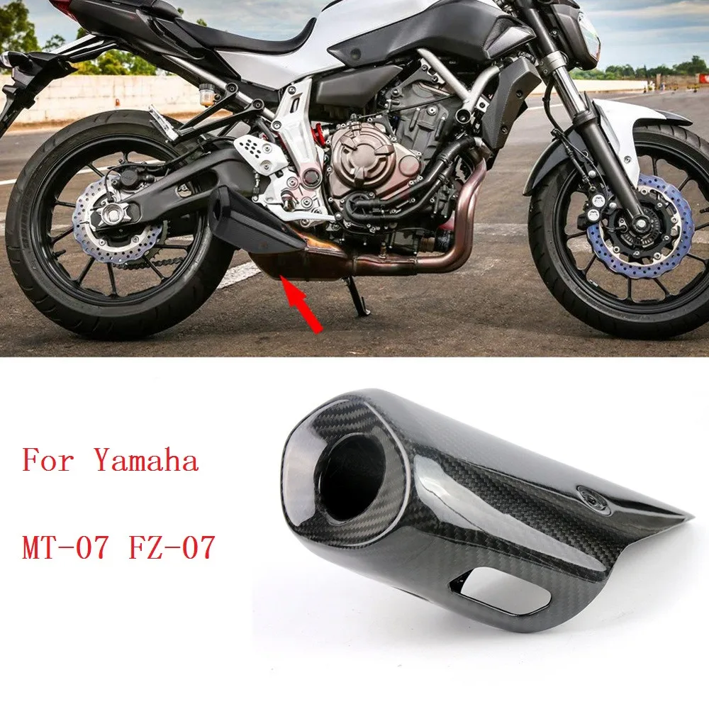 XEILK мотоциклетная выхлопная заглушка для труб декоративная защита хвоста для Yamaha mt-07 FZ-07 MT07 FZ07 MT 07 FZ 07