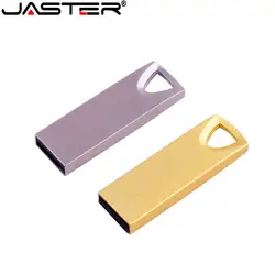 JASTER металлический USB 2,0 привод оригинальная память USB палка Горячая продажа Флешка 4 ГБ/8 ГБ/16 ГБ/32 ГБ/64 ГБ (50 шт бесплатный логотип)