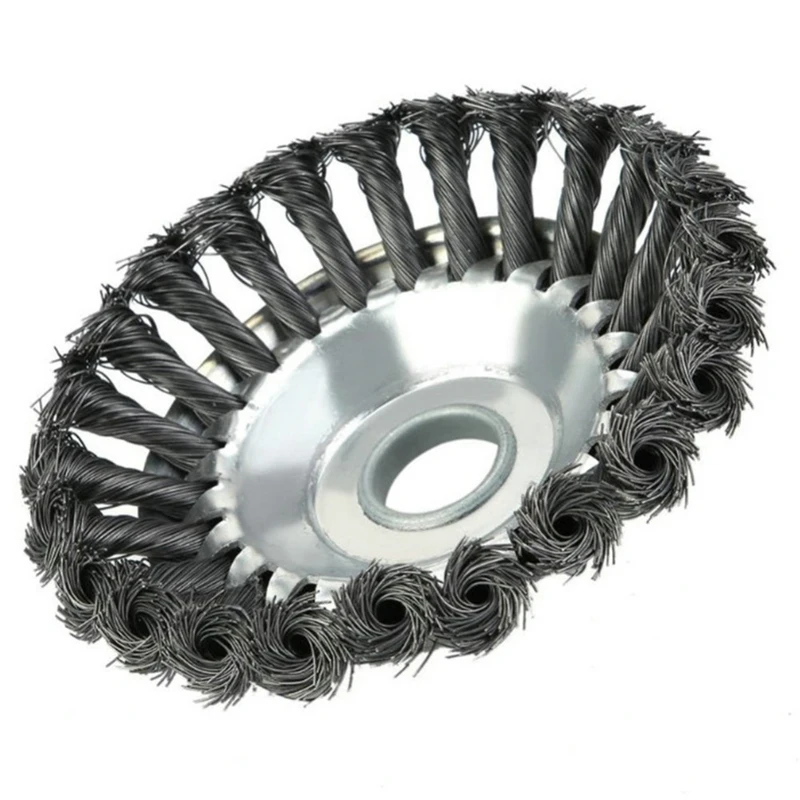 6 inch Steel Wire Trimmer Head Grass Brush Cutter Dust Removal Grass Plate For Lawnmower 25MM