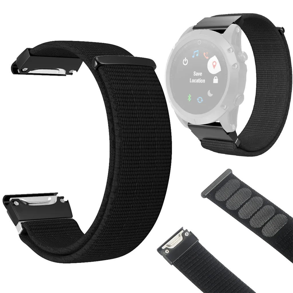 Ouhaobin ремешок для часов Garmin Fenix 5/5 Plus, сменный Браслет, нейлоновый браслет, аксессуары для наручных часов
