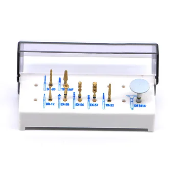 

12pcs Dental Burs Preparation Kit Anterior Posterior Ceramics Zirconia Crown