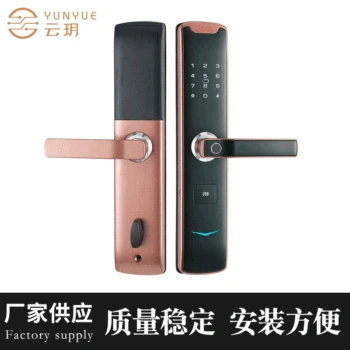 

Factory Supplier Open Smart Home Fingerprint Lock Residential Hotel Anti-Theft Door Lock Copper Lock Mute