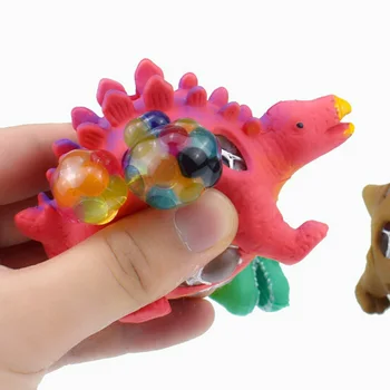 

Dinosaur Grape Ball Tennis Squeeze Decompression Children Toy Beads Dinosaur Squeeze Adult Vent Ball Style Color Random