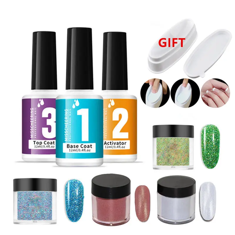 12ml Brush Saver Activator Gel Base Top For Nail Dip Powder Natural Dry