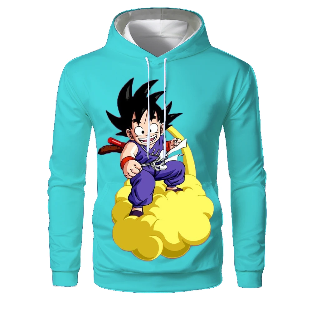 Топ бренд Dragon Ball простая толстовка мужская женская осенняя модная повседневная