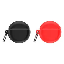 Anti-slip Soft Silicone Protective Case Full Cover With Carabiner for FreeBuds 3