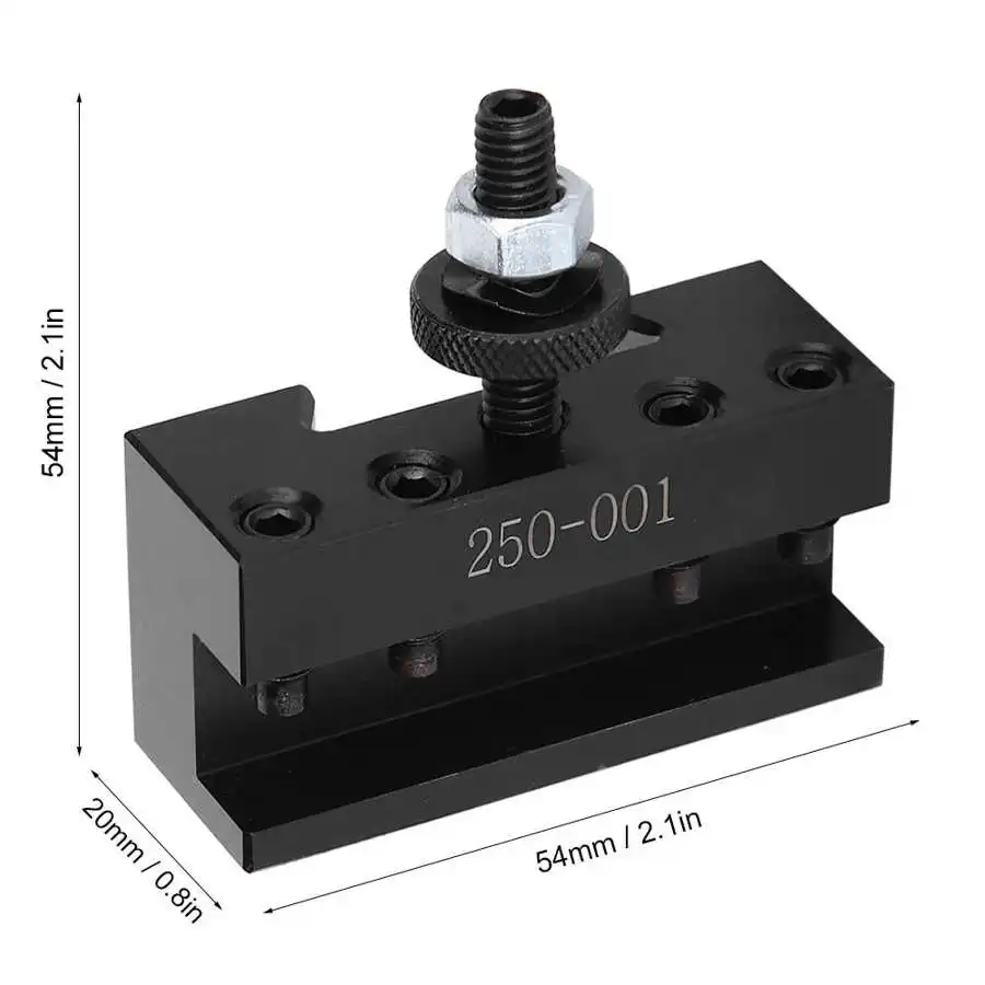 Quick Changing Tool Post High Carbon Steel CNC Turning Lathe Tool Holder Boring Milling Cutter Bracket 250-001/250-002 lathe tool holder,tool holder