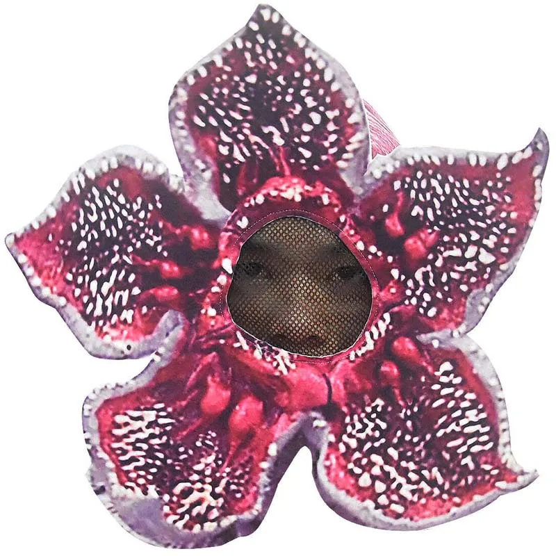 Polyester Странные вещи Косплей Demogorgon маска шлем Хэллоуин пугающая маска Прямая поставка - Цвет: Polyester