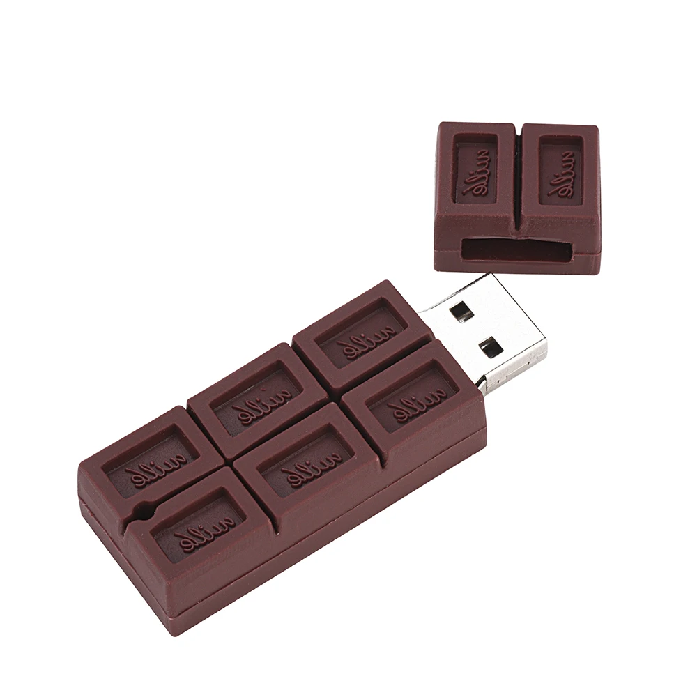 Cartoon chocolate Model USB flash drive 64gb Pen drive 128MB 4GB 8GB 16GB 32GB memory stick  U disk - 2