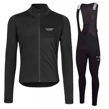 

PAS 2020 Pro team winter thermal fleece long sleeve cycling jersey set men bike bicicleta Invierno Lana Ropa ciclismo Traje
