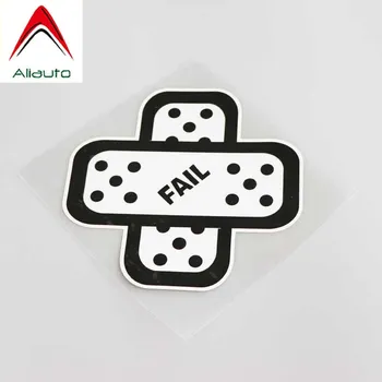 

Aliauto Funny Car Sticker Word Fail Band Aid Auto Styling PVC Decal Cover Scratches for Motorcycle Vw Nissan Suzuki,11cm*11cm