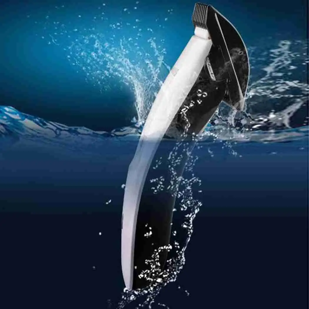 

Professional Digital Hair Trimmer Rechargeable Electric Hair Clipper Men's Cordless Haircut Full Body Washable LED Charging