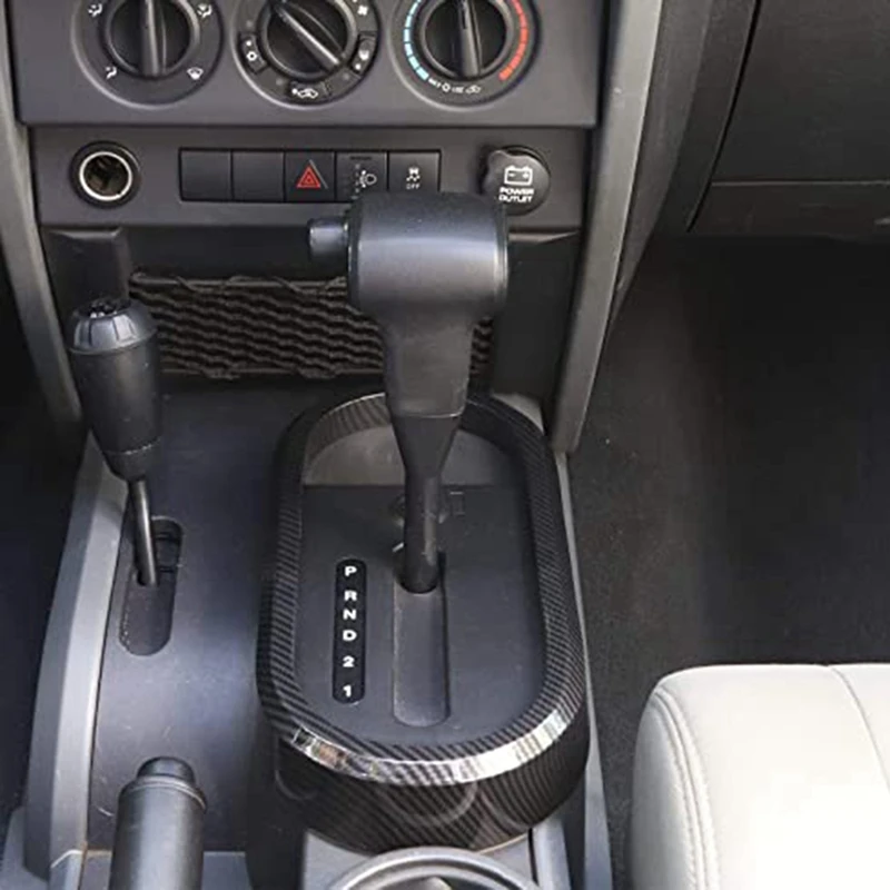 Панель переключения передач накладка рамка для Jeep Wrangler JK JKU Sport X Sahara Rubico 2007 2010