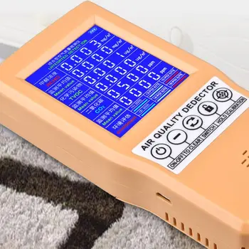 

Air Quality Detector Formaldehyde TVOC HCHO CO2 Monitor Gas Analyzer Handheld
