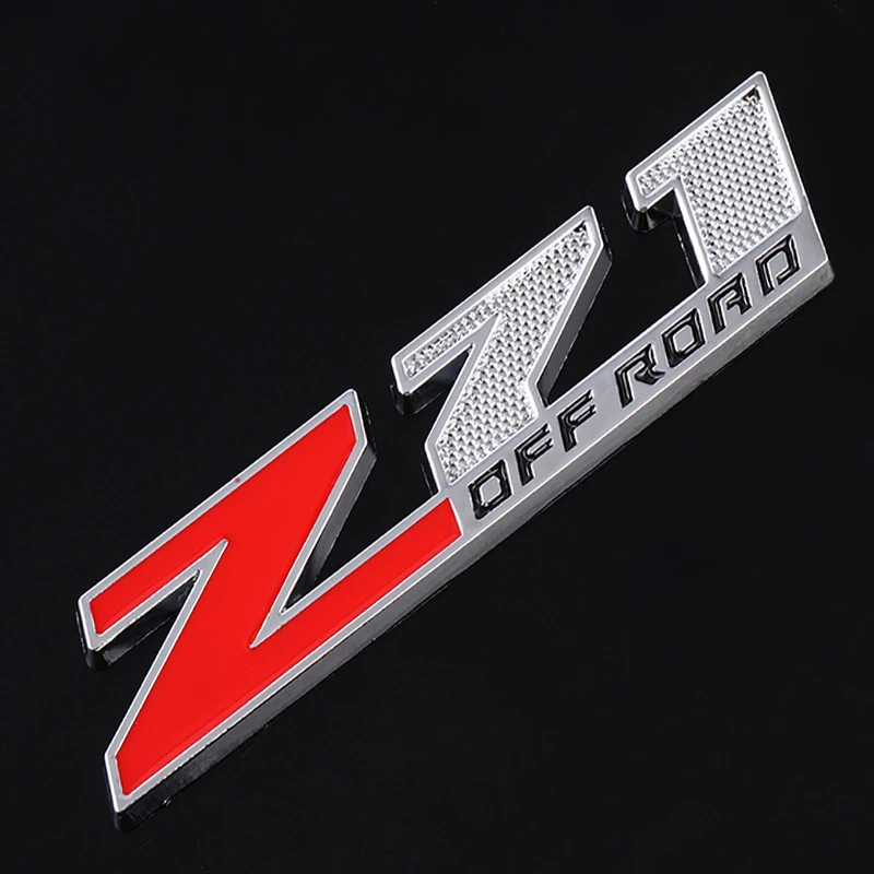 Автомобильный стикер эмблема хром значок наклейки для Chevrolet Silverado Chevy Colorado Z71 внедорожный 4X4 SIERRA GMC Авто Стайлинг стикер s - Название цвета: Z71 OFF ROAD big 3