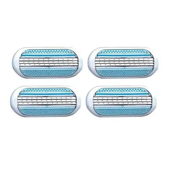 

4pcs Beauty Safety Female Razor Blade Shaving Women Blades Woman Shaver Razor Blades Replacement Head