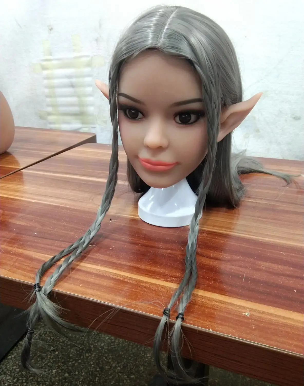 Новое поступление Эльфийская голова для сексуальных кукол силиконовая кукла