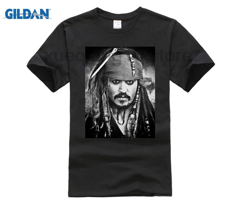 2018 new 100% cotton Caribbean pirate hip hop t shirt | Мужская одежда