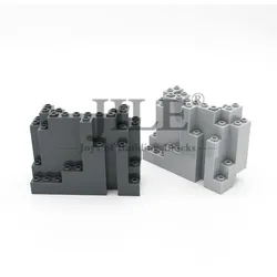 Moc Rock Panel 4x10x6 Rectangular 6082 DIY City Street View Bulk Building Blocks Bricks Set Compatible with Assembles Particles