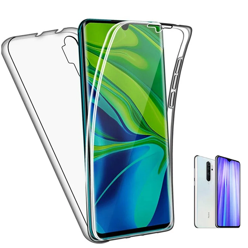 Двойной силиконовый чехол для Xiaomi Redmi 9A 9 8 8A 7 7A 6A 6 Pro K20 Note 10 9S 8T противоударный с