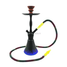 Рождественский подарок маленькие стеклянные кальяны Люкс 1 труба портативный кальян красочный шланг пламя огонь кальян