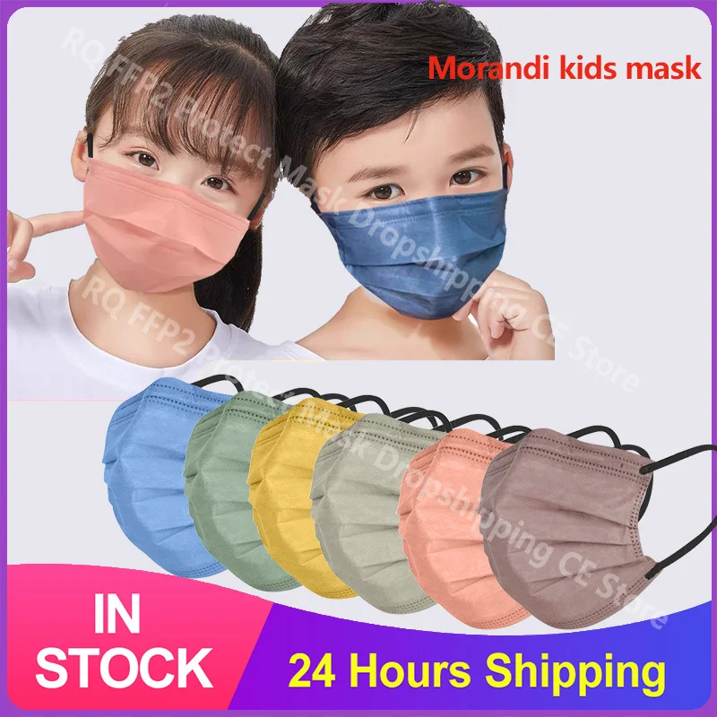 

Child Kid Masks Disposable Face Mask 4 Ply Children's Mascarilla Filter respiratory Mouth Masks Breathable Protective Mask