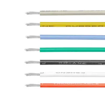 

10m Silicone Wire 30/28/26/24/22/20/18 AWG Heat-resistant Silicone Cable For Sensors Monther Board lights Power Speaker Cable