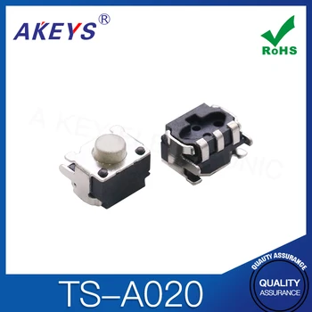 TS-A020 터치 스위치 화이트 헤드 초소형 버튼 헤드, 디지털 카메라 키 스위치, 3x4, 20 개