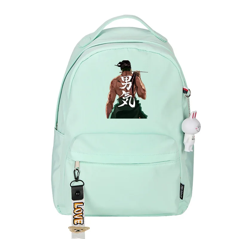 One piece Luffy Freedom Shadow Водонепроницаемый женский рюкзак аниме Bookbag Нейлон девушки школьные сумки ноутбук Rugzak розовые сумки на плечо