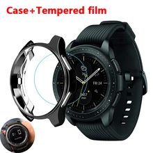 Чехол для samsung Galaxy Watch 46 мм 42 мм gear S3 frontier case galss bumper мягкие Смарт-часы Аксессуары покрытие защитная оболочка