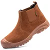 2022 New Men Boots Safety Shoes Work Men Welder Shoes Lightweight Chelsea Boots Men Work Shoes Indestructible Industrial Shoes ► Photo 3/6