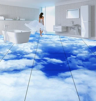 

[Self-Adhesive] 3D Cloud Layer 1885 Floor Wallpaper Mural Wall Print Decal Wall Murals