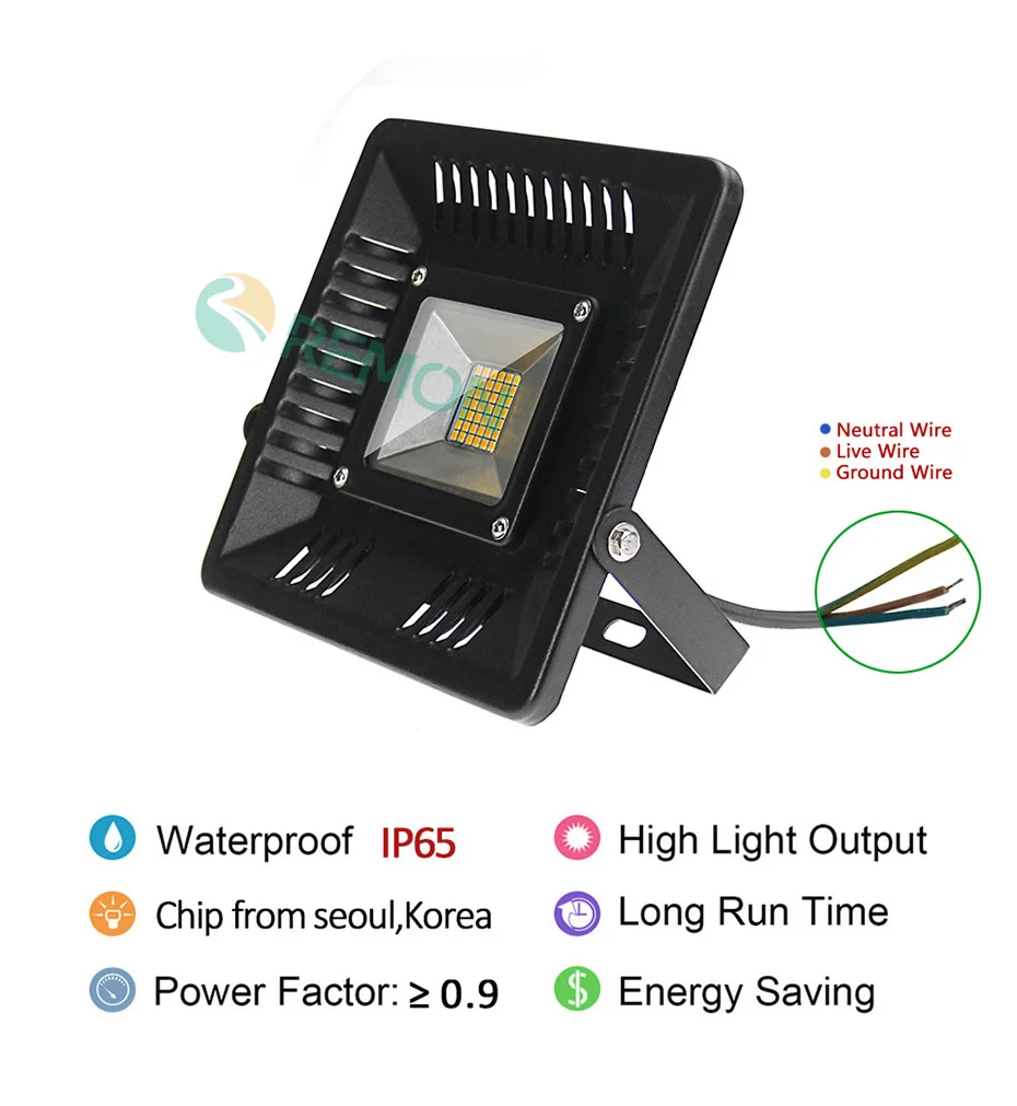 Светодиодный прожектор светильник 30W 50W 100W AC200V-240V энергосберегающий прожектор светильник лампа для сада на открытом воздухе светильник ing IP65 Водонепроницаемый высокое Яркость