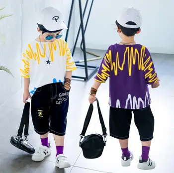 

2020 Kids Clothing Set Summer Boys Fashion Clothes 3 4 6 7 8 9 10 12 14 Years Short Sleeve Cotton Children Clothing Sets For Boy