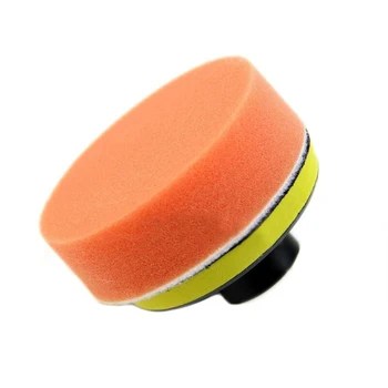 

M10 Thread Polishing Pad Foam+Wool Adapter 7Pcs Buffing 3 Inch Replacement